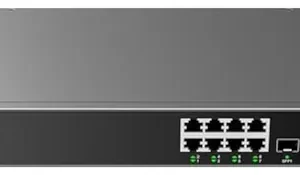 Switch administrable (L2+) 8 puertos Gigabit + 2 SFP + PoE