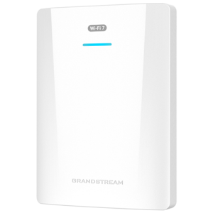 Wi-Fi 7 para Pared / MIMO 2x2:2 DL-UL OFDMA / Modulación 4096 QAM / 2.5G Ethernet PoE+ / Hasta 256 Clientes / QoS Avanzado / Cobertura 175 mts / Gestión Integrada y en la Nube