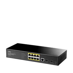 8-Port Layer 2 Managed Gigabit PoE+ Switch with 2 Gigabit SFP Slots, 120W