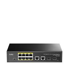 8-Port Gigabit PoE+ Switch with 2 Gigabit Uplink ports and 2 Gigabit SFP slot 120W