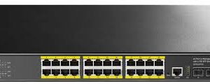 24-Port Layer 3 Managed Gigabit PoE+ Switch with 4 10G SFP Slots, 400W