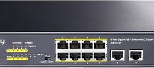 8-Port Gigabit PoE+ Switch with 2 Gigabit Uplink Ports 120W