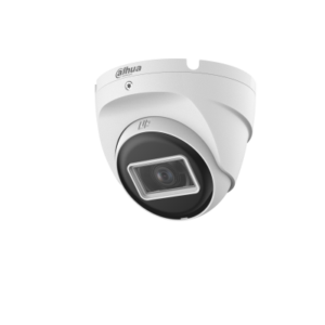 Camara Minidomo Dahua 5MP HDCVI, 2.8mm, IR 20mts, Metalica, EXTERIOR.